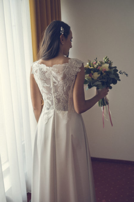 vintage svadobné šaty