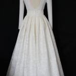 Skladaná svadobná sukňa